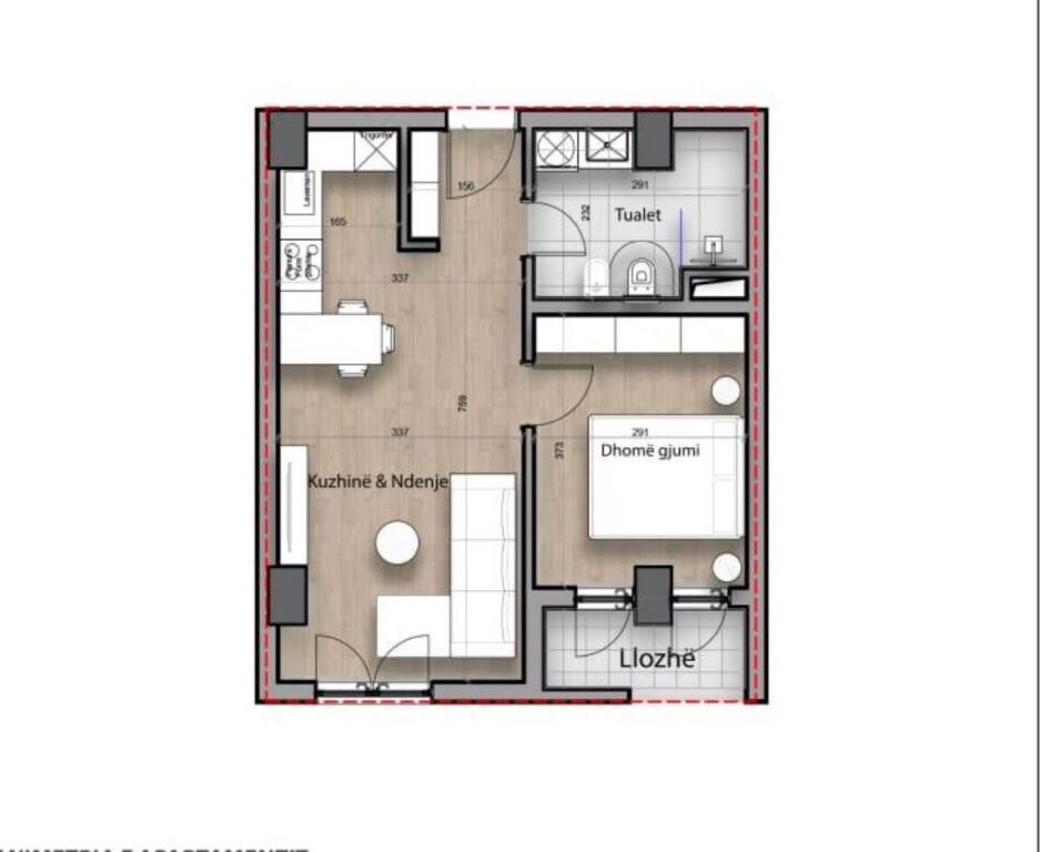Apartment 1+1 for sale
