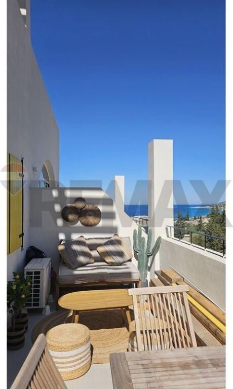 Apartament Luksoz 1+1 me Pamje Deti në Santorini