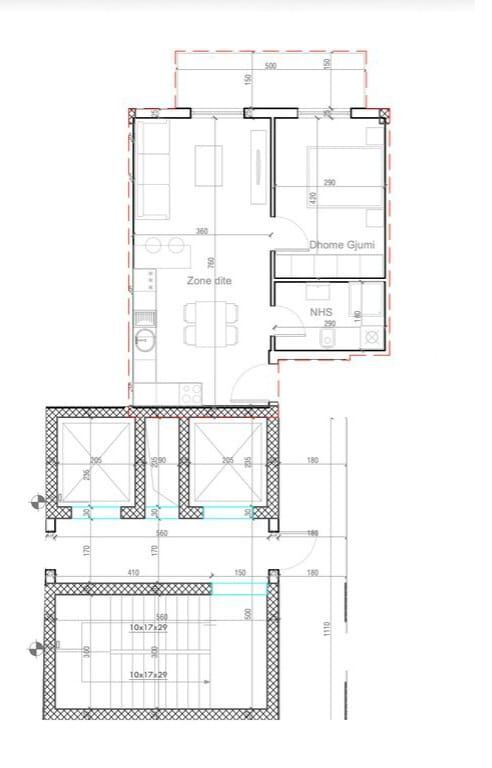 Appartamento 1+1 in vendita investito a ''Tirana Porta e Re''