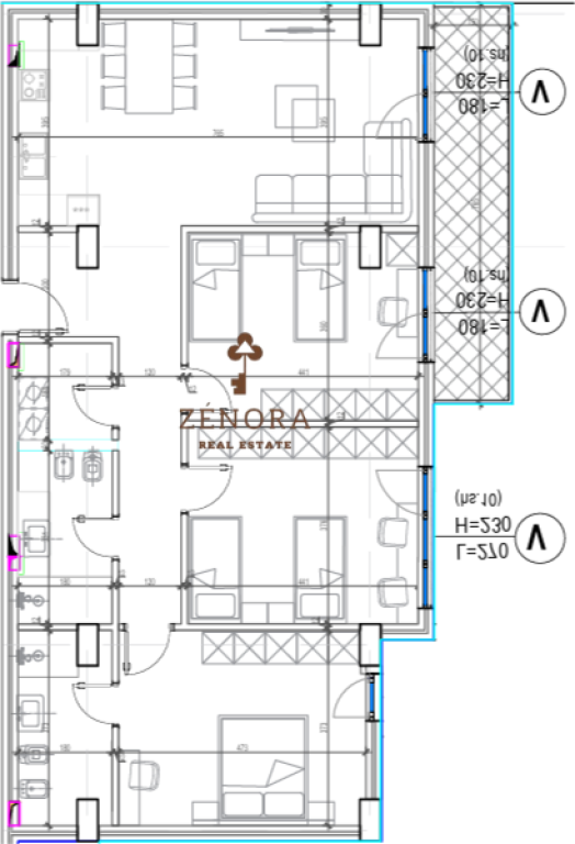 Apartment 3+1+2 for sale, Kodra e Diellit, Tirana (G312004TR)
