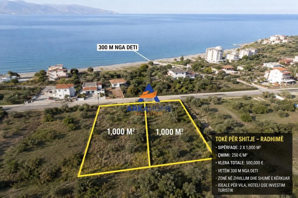 SHITEN TOKA NGA 1.000 M2 "RADHIME" 250000 EURO SECILA