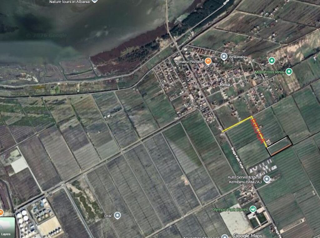 Terreno in Vendita per Investimento a Sektor Rinia, Durazzo – Vicino a Porto Romano
