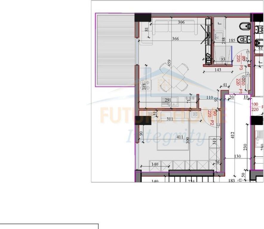Apartment 1+1 for Sale, Kodra e Liqenit Residence, Paskuqan