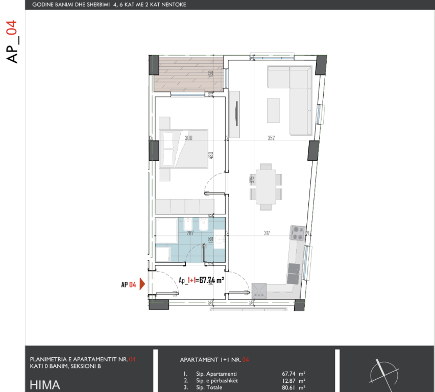 Shiteten, Apartamente 1+1/2+1/3+1, Paskuqan!