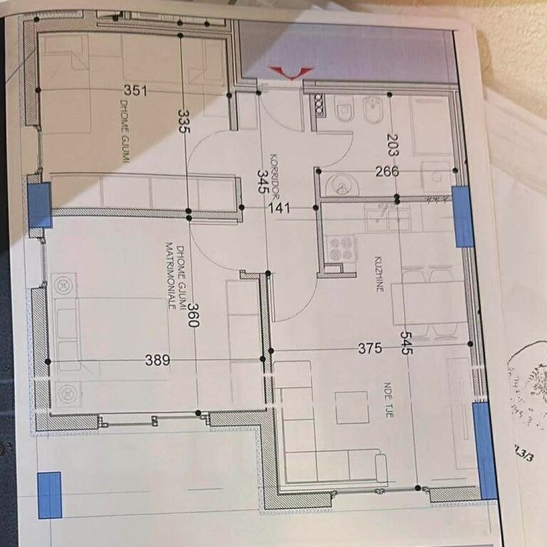 SHITET APARTAMENT 2+1 – PASKUQAN