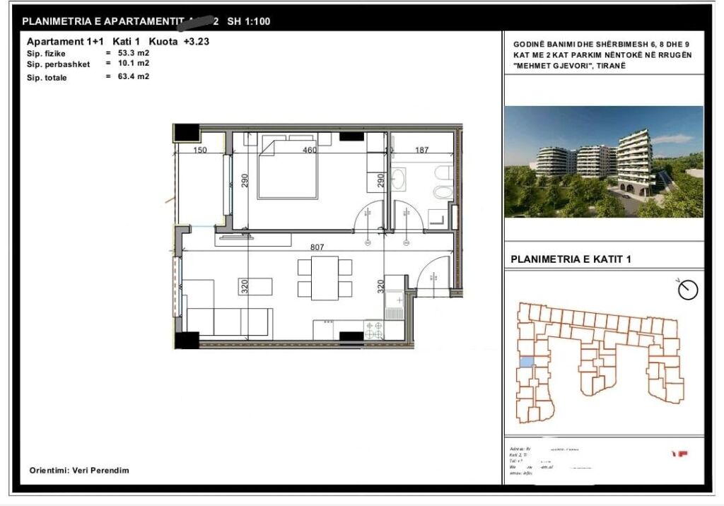 Shitet Apartament 1+1 ne Paskuqan / Tek Aluna 1