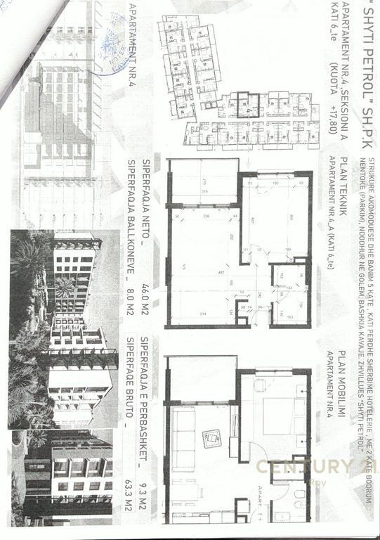 Apartament Pamje Pishine dhe Deti 1+1 Për Shitje në Golem, Durrës - 94,950€ | 63.3 m²