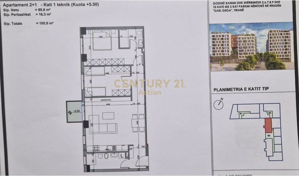 We rent Apartment 1+1!
