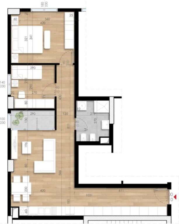 🏡 FOR SALE APARTMENT 2+1 – GARDEN RESIDENCE TURDIU