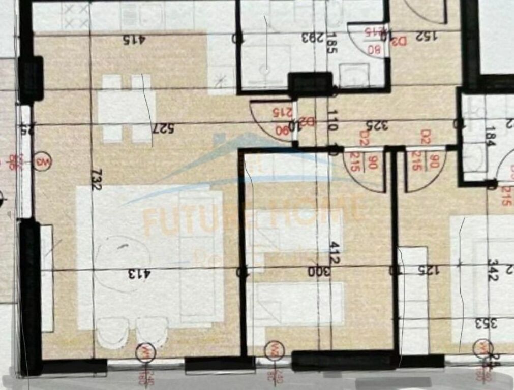 Shitet, Apartament 2+1+2+Post Parkimi "Splendor Residence",Porcelan, Tiranë..