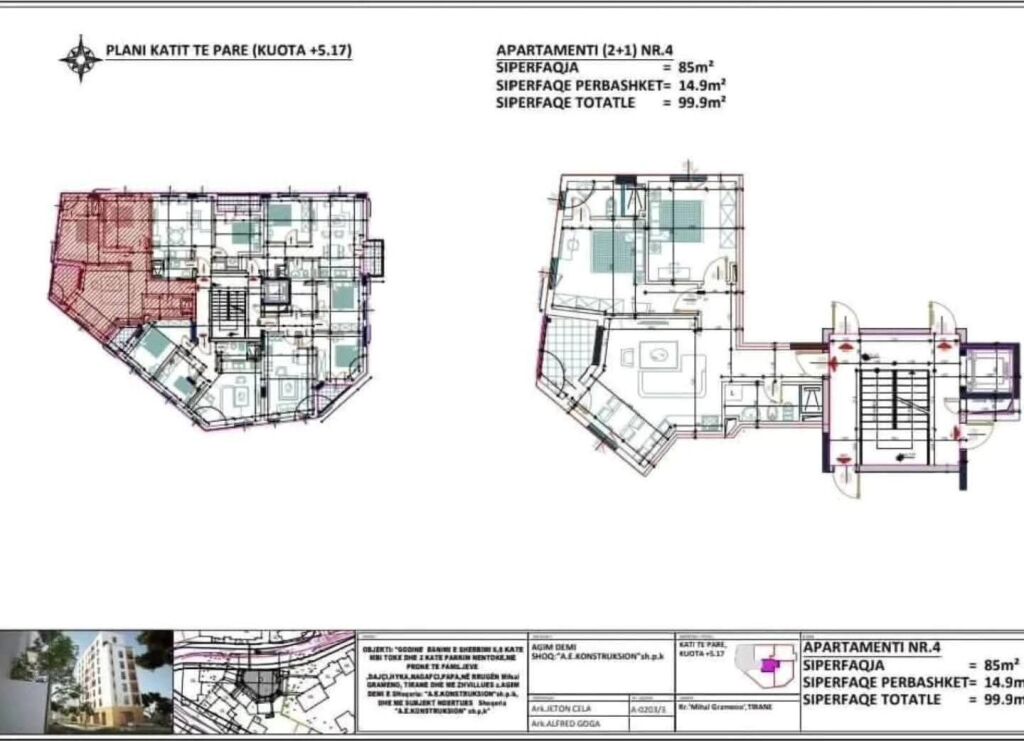 FOR SALE 2+1+2+PARKING SPACE NEAR THE BALLET SCHOOL