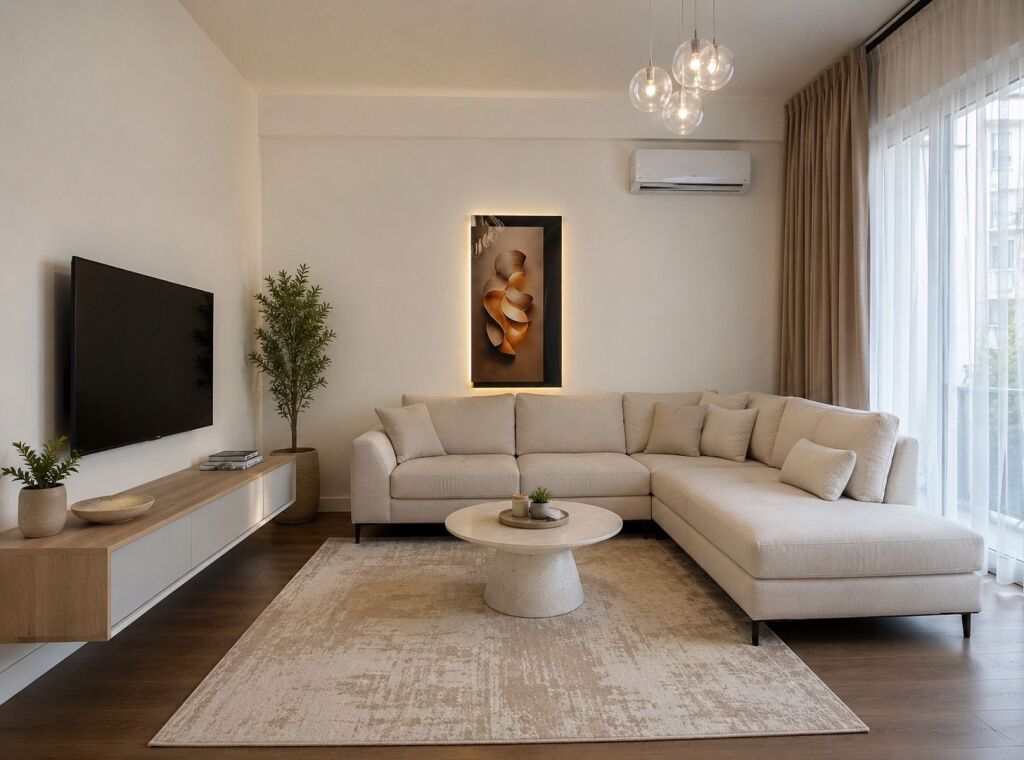 APARTAMENT 1+1 ME QERA KODRA DIELLIT