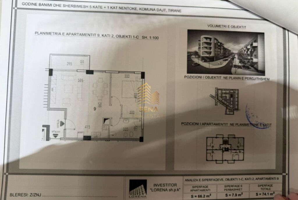 Shiten,2  Apartament 1+1+BLK, Shkoze – Kompleksi Tom Doshi, 103.750 Euro