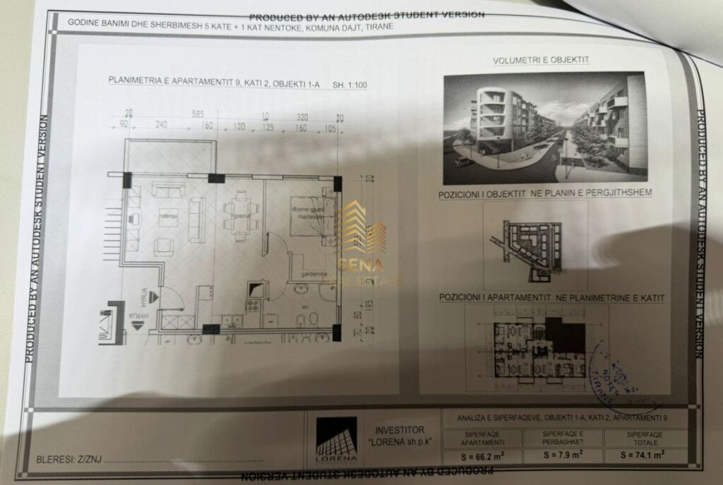 In vendita, Appartamento 1+1+BLK, Shkoze – Complesso Tom Doshi, 100.600 Euro