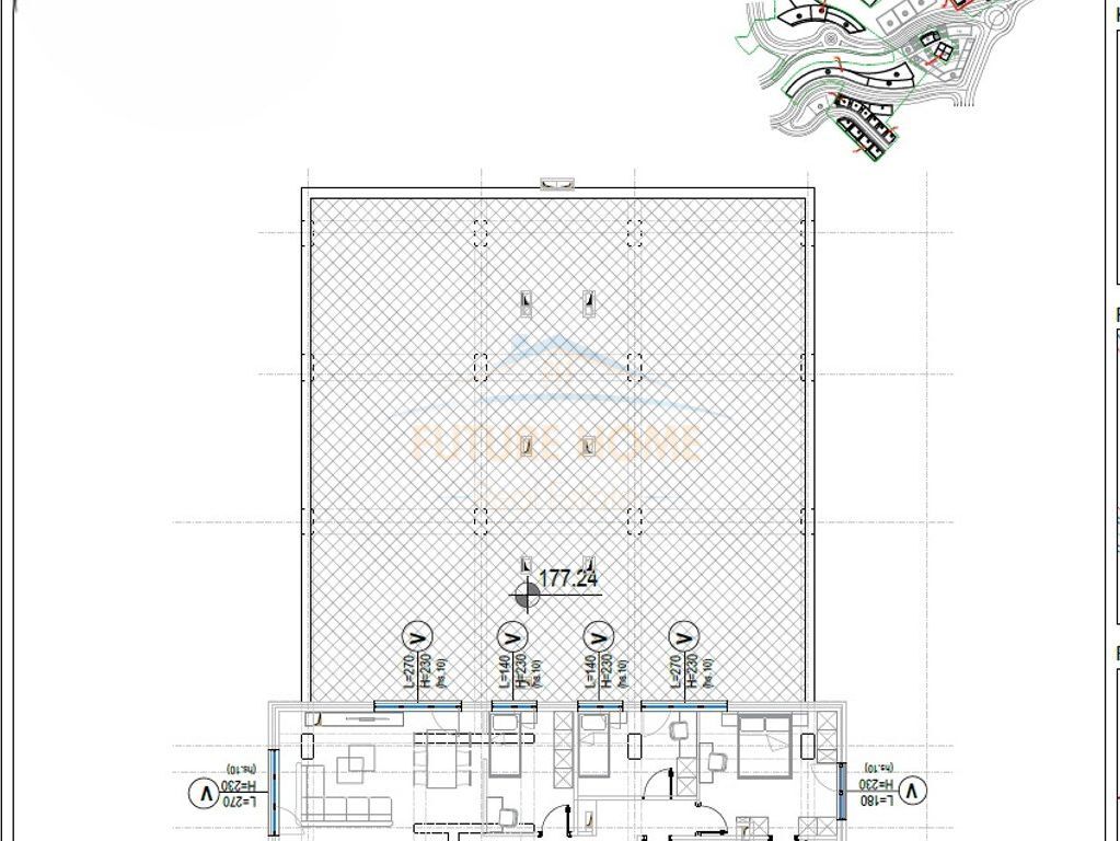For sale, Apartment 2+1+Veranda, Kodra e Diellit Residence, Tirana