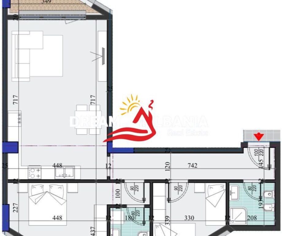 Appartamento 2+1+2 In Vendita A Colonade (ID 41212271)