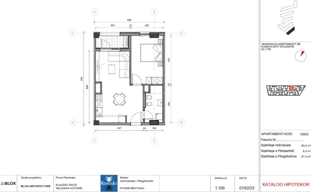 FOR SALE APARTMENT 1+1 – NEIGHBORHOOD IN ALI DEMI