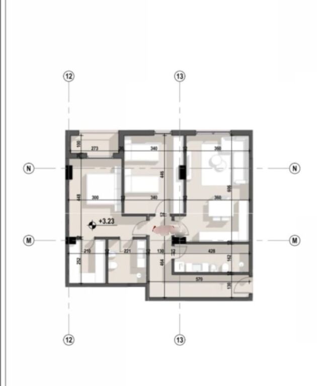 🌿Appartamento 2+1+2 in Vendita 📍 Green Hill Residence – Selitë, Tirana 🌿