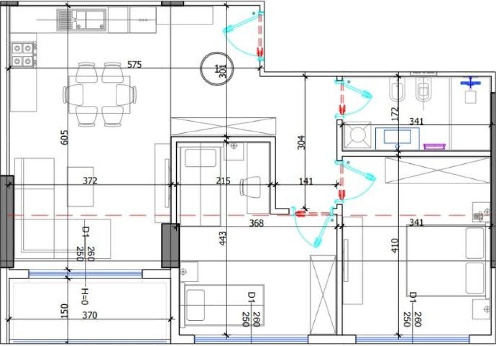 Apartament 2+1 Ne Shitje Ne Golem, Rezidenca Liburna