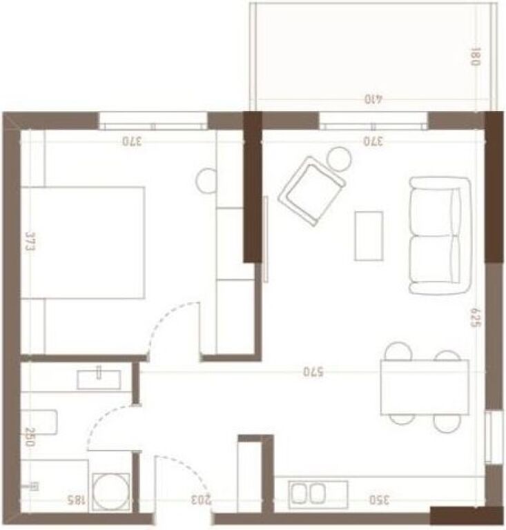 Appartamento 1+1 in Vendita nella Residenza HERA by Epidamn – Golem, Kavajë 🌊