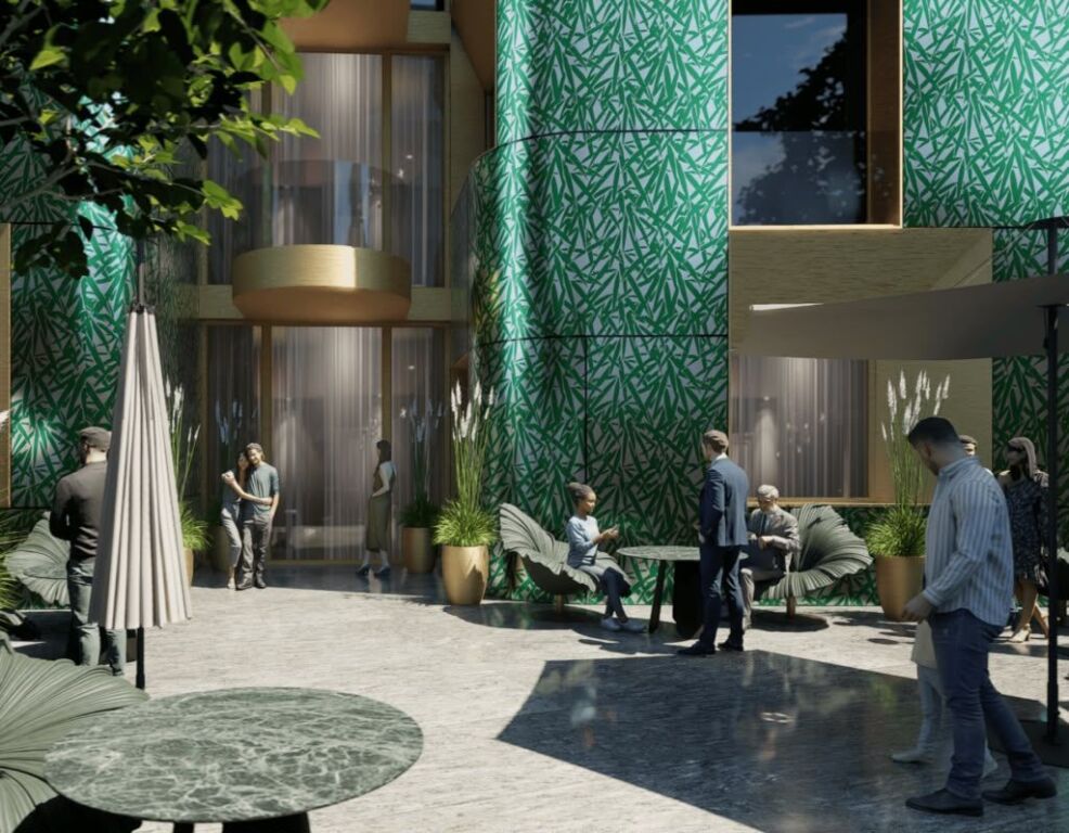 Apartment 1+1 for sale in the prestigious residence Bazaar Gate, in the heart of Tirana, near the New Bazaar
