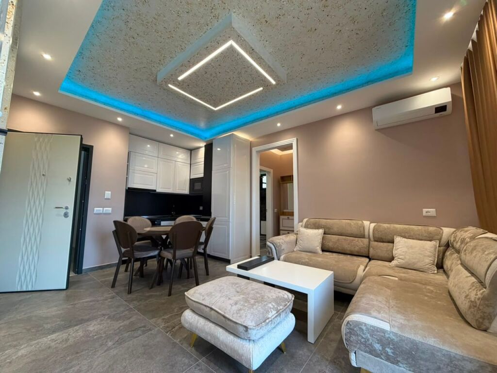 Super Appartamento di Lusso 1+1 con Vista Mare in Affitto a Lungo Termine - Acqua Fredda, Vlora