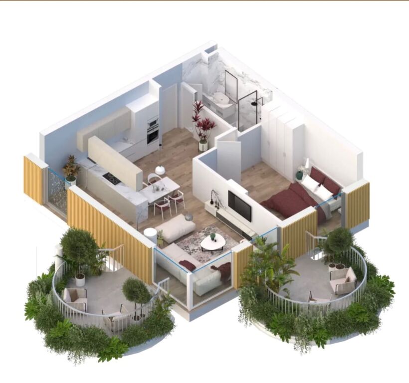 ✨ Shitet Apartament 1+1 në Residenca “1000 Ishujt” – Pranë TEG, Tiranë 🌿
