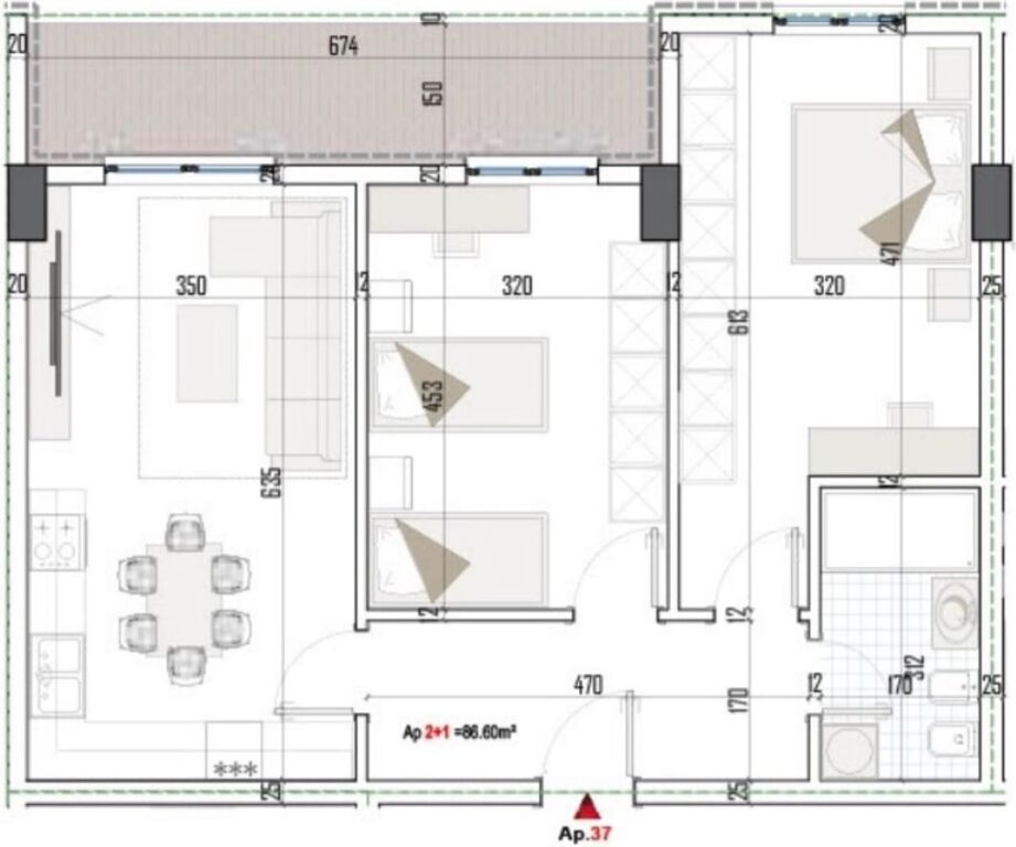 ✨ Shitet Apartament 2+1 në Paskuqan – Pranë shkollës “Lidhja e Prizrenit” 📍