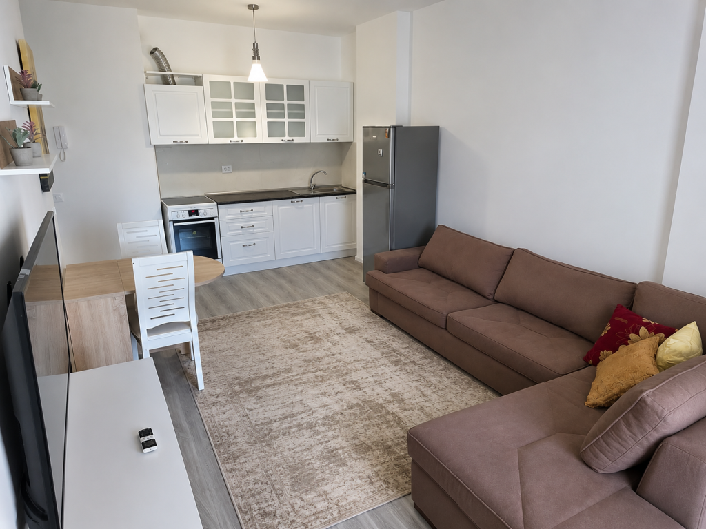 STREET "DRITAN HOXHA", 1+1 APARTMENT FOR RENT WITH PARKING SPACE, COMPLEX E88!