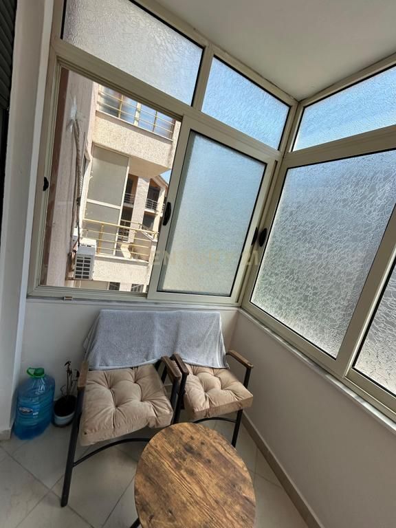 FOR RENT 1+1 APARTMENT WITH SEA VIEW NEAR THE FIRST STATION ON THE BEACH