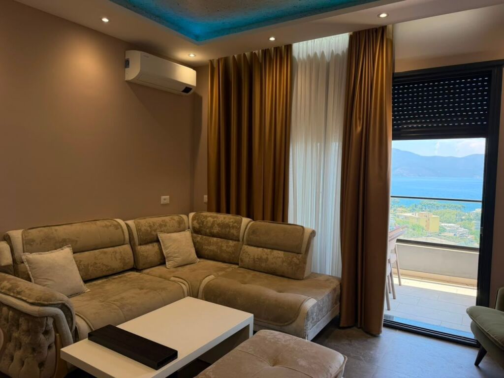 Super Appartamento di Lusso 1+1 con Vista Mare in Affitto a Lungo Termine - Acqua Fredda, Vlora