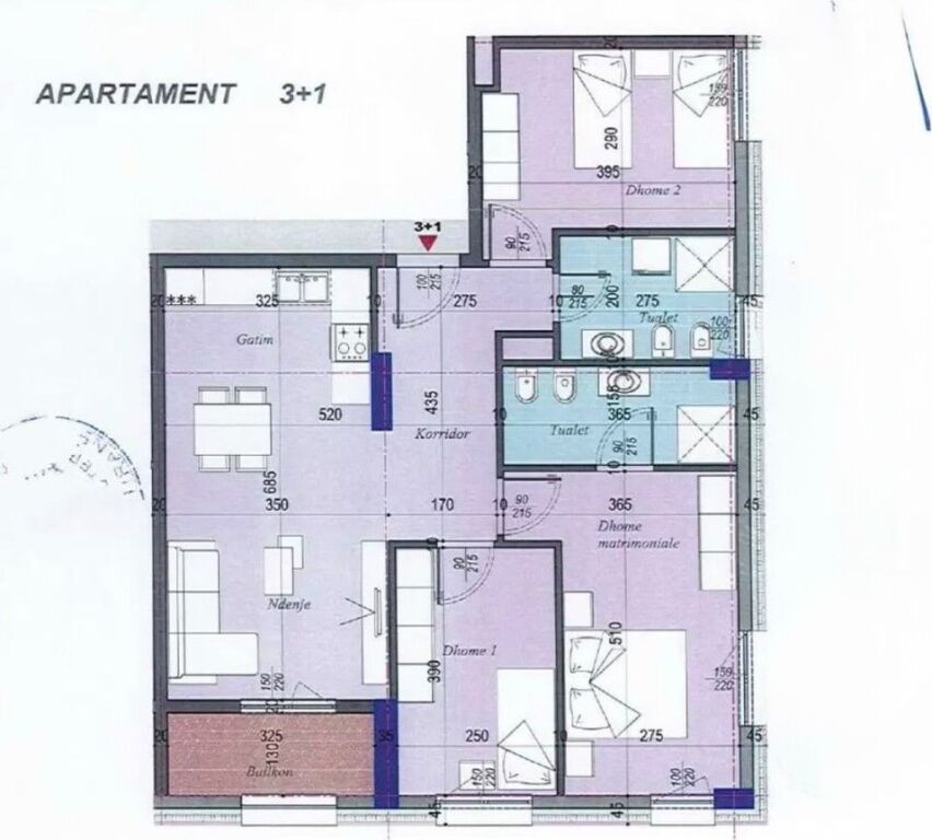 Ish Dogana 📍 Apartment 3+1+2 for Sale at Tirana Entry Residence🏢