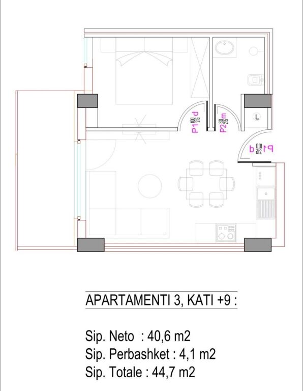 Apartment 1+1 at Rezidenca Alba 🏢