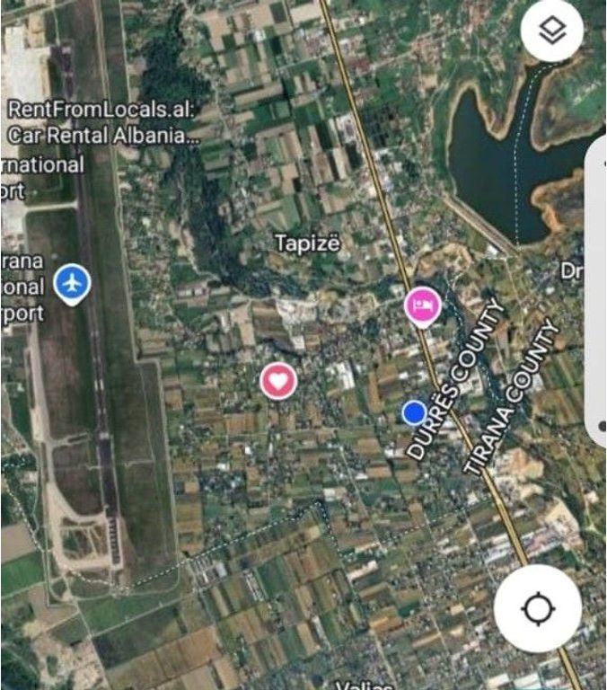 45 € metri katror 📍 Tokë Për Shitje në Tapize 