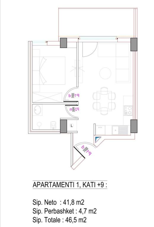 Apartment 1+1 at Residence Alba 🏢