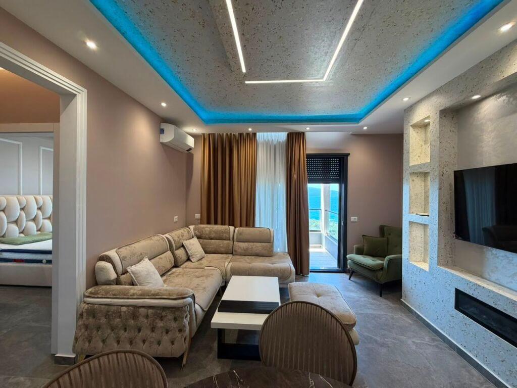Super Appartamento di Lusso 1+1 con Vista Mare in Affitto a Lungo Termine - Acqua Fredda, Vlora