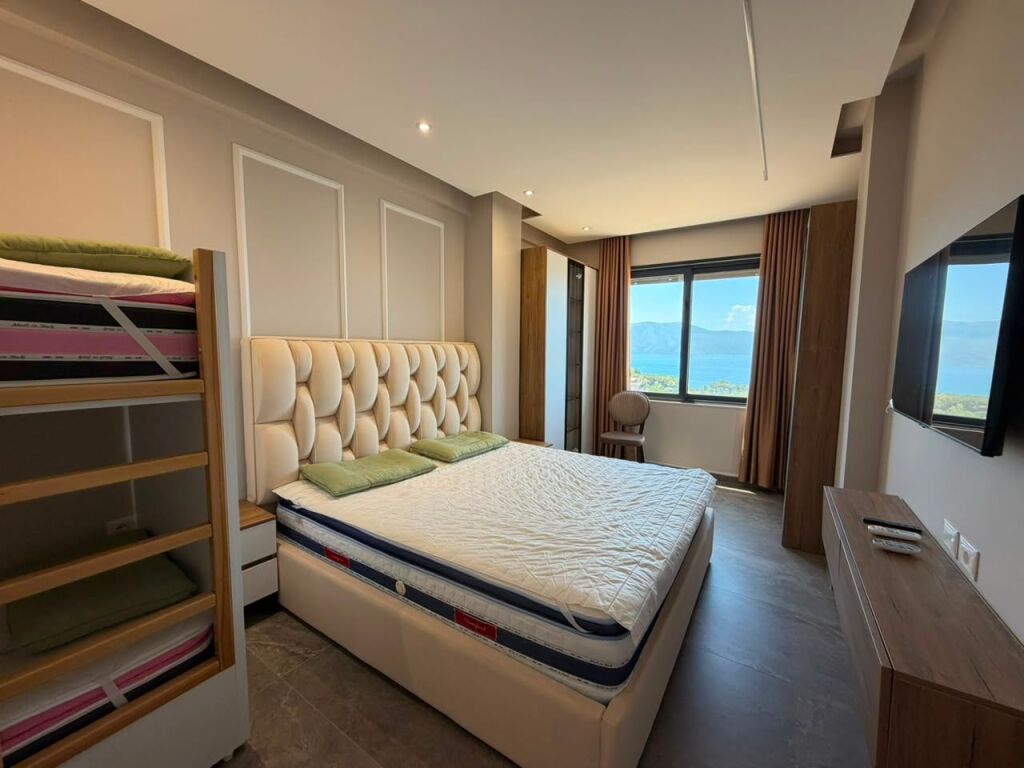 Super Appartamento di Lusso 1+1 con Vista Mare in Affitto a Lungo Termine - Acqua Fredda, Vlora