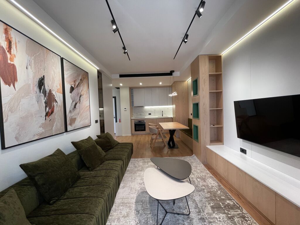 For rent modern 1+1 Apartment at Golden Tower Residence, Mine Peza Street!