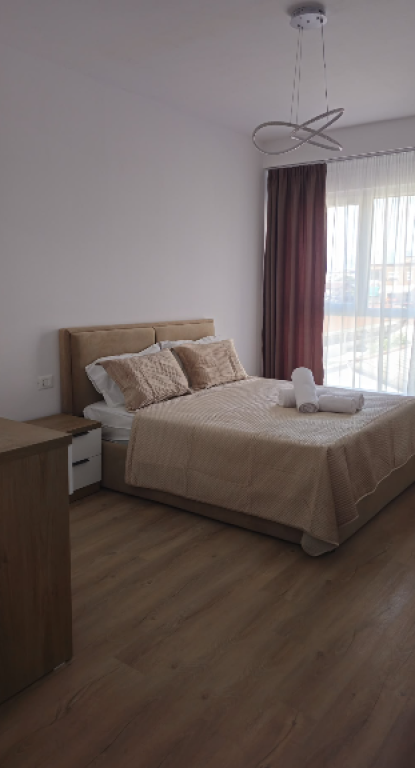 Jepet me Qira Apartament 2+1+2  Kompleksi Aura, Rruga Dritan Hoxha