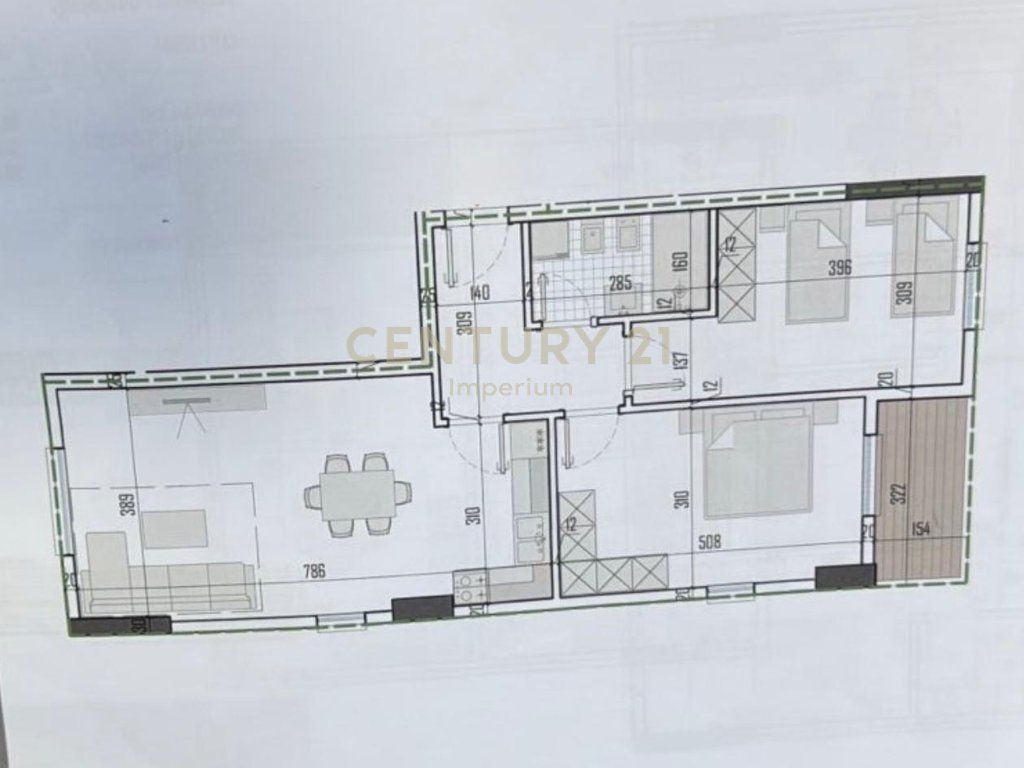 Apartament 2+1 për Shitje në Tirana View Residence!