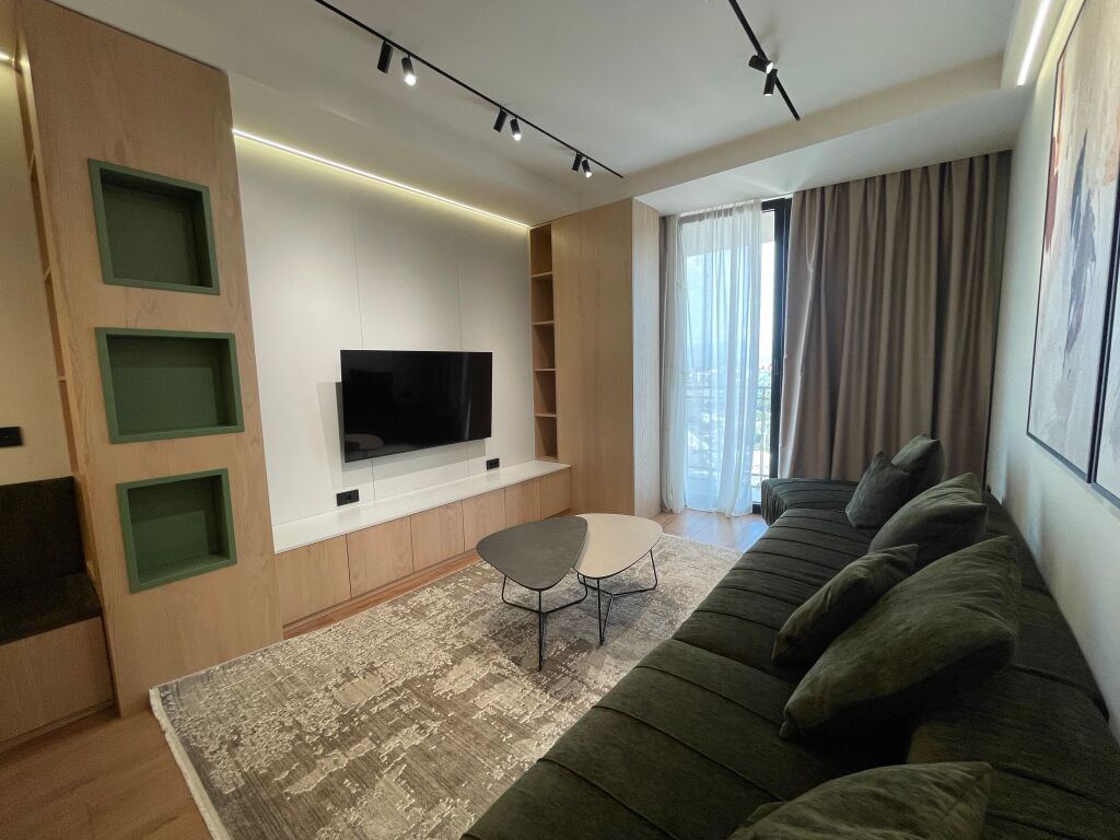 For rent modern 1+1 Apartment at Golden Tower Residence, Mine Peza Street!