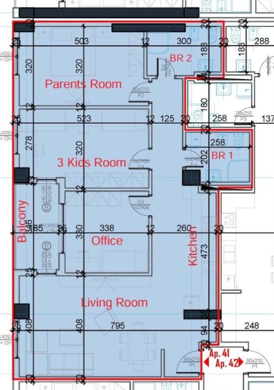 🏡 Appartamento 3+1+2 con Balcone in vendita – Grand Gallery, Yzberisht