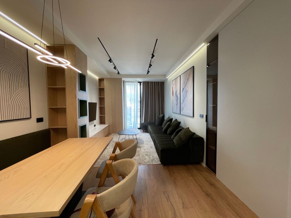 For rent modern 1+1 Apartment at Golden Tower Residence, Mine Peza Street!