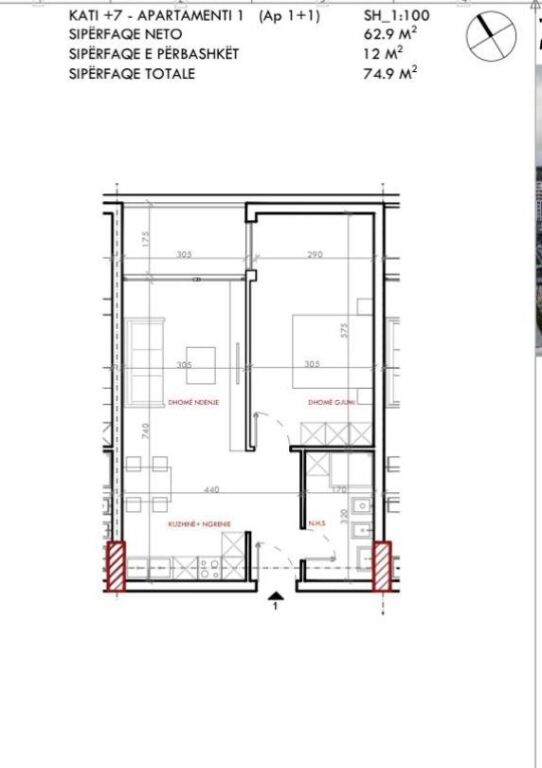 APPARTAMENTO 1+1 IN VENDITA A ASTIR, VIA SOKRAT MIHO