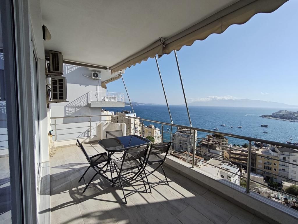 SARANDA, APPARTAMENTO IN AFFITTO 2+1+2 CON VISTA MARE