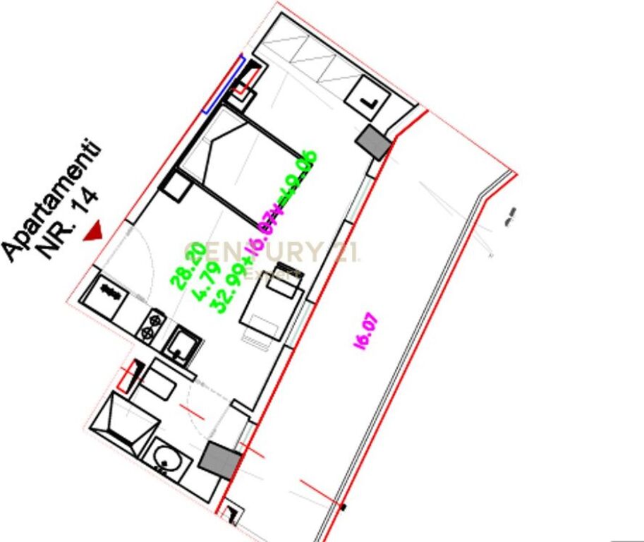 We sell studios in Qyteti Studenti