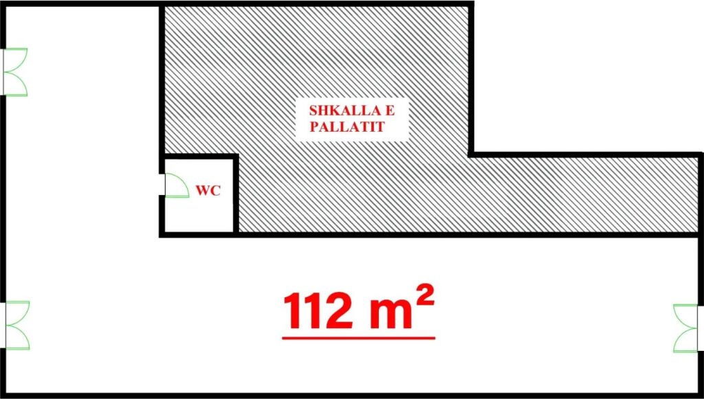 COMMERCIAL PREMISES FOR SALE 112 m² IN ASTIR – PART OF A 545 m² UNIT, WITH MORTGAGE
