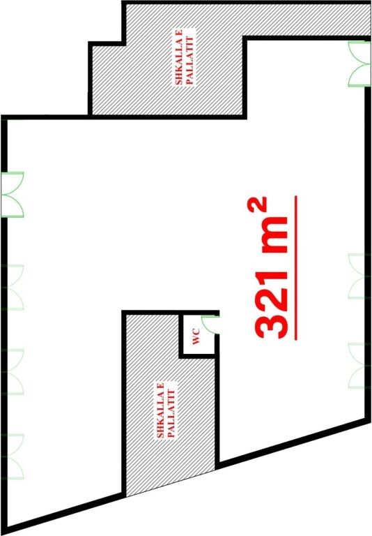 COMMERCIAL SPACE FOR SALE 321 m² IN ASTIR – 7 JOINT SHOPS, PART OF A 545 m² UNIT