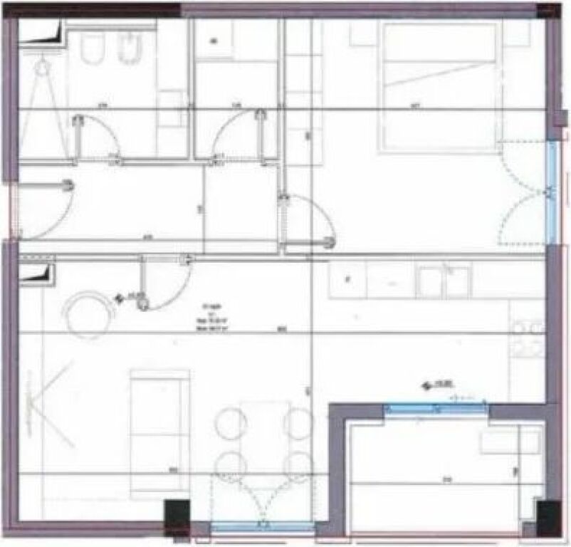Appartamento 1+1+Posto Auto Santorini 2, Square Village, Dhermi, Palase, Vlore, Himare, Sarande in vendita.