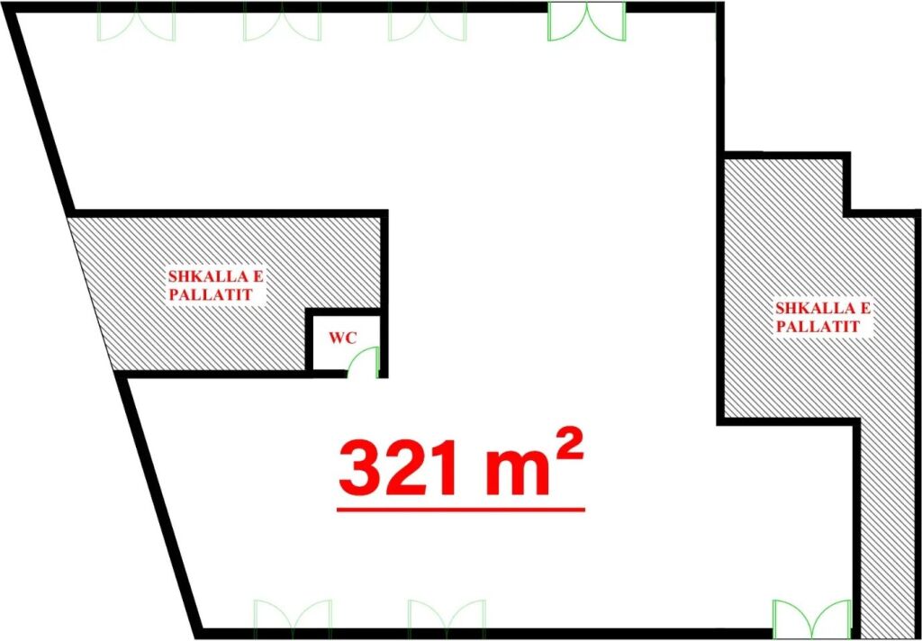 COMMERCIAL SPACE FOR SALE 321 m² IN ASTIR – 7 JOINT SHOPS, PART OF A 545 m² UNIT